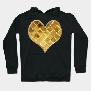 Heart - golden glitz Hoodie